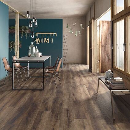 carrelage parquet dans une cuisine