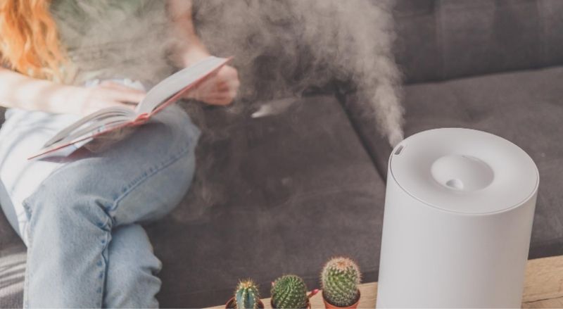 Radiateur : versez 1 seule cuillère dans l'humidificateur et la