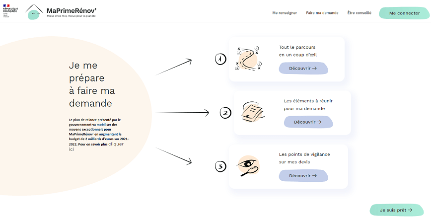 Site web MaPrimeRénov'