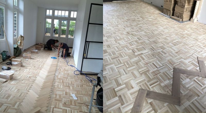 changer le sens des lames d un parquet mosaique