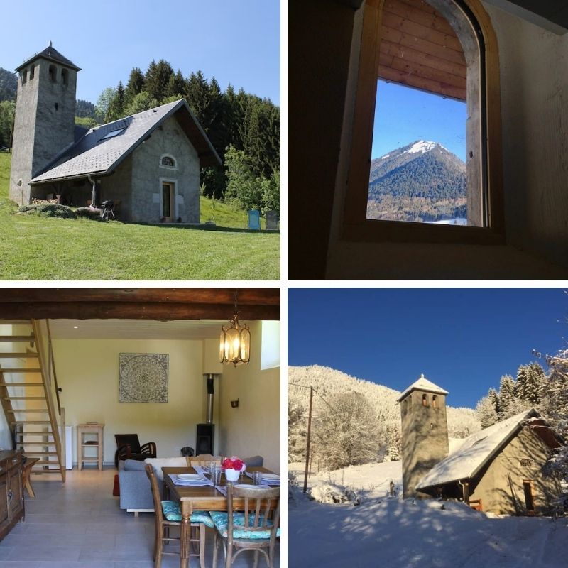 chapelle airbnb à la neige