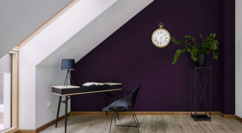 couleurs de peinture qui rendent heureux violet