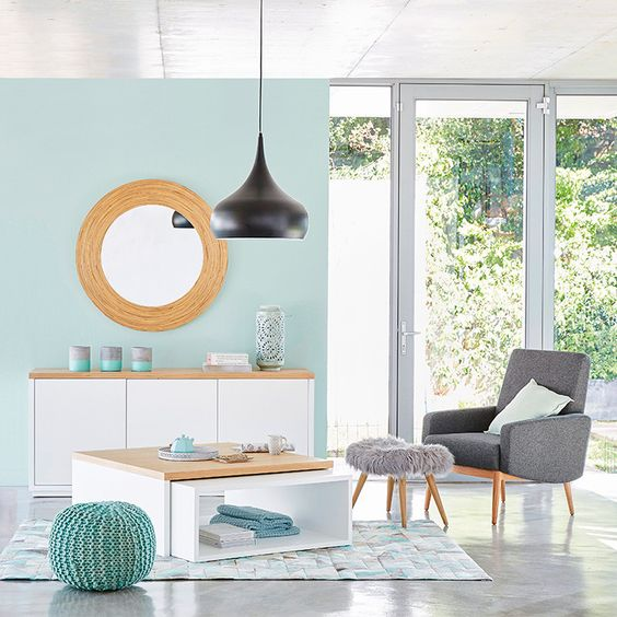 déco été pastel dans une maison