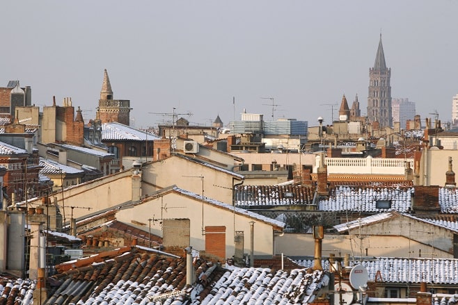 Toulouse en hiver