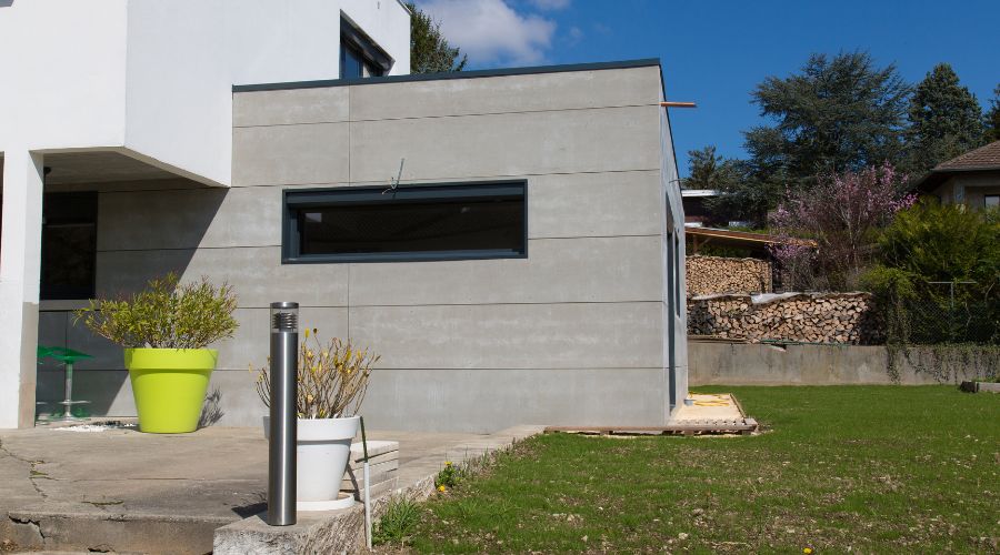 extension ossature bois d une maison