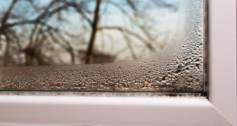 Condensation sur un double vitrage