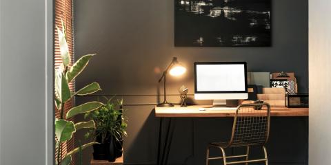 bureau mural dans un salon