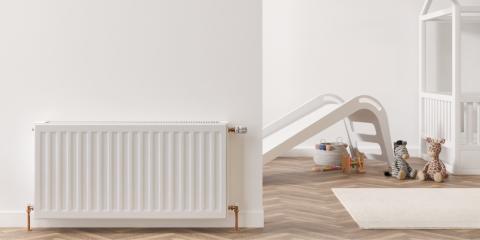 radiateur dans une chambre d'enfant